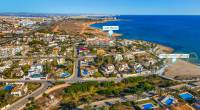 Vista aérea de la ciudad de playa de Playa Flamenca