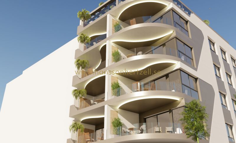 Lägenhet - Nybyggnad - Torrevieja - Playa Los Locos 