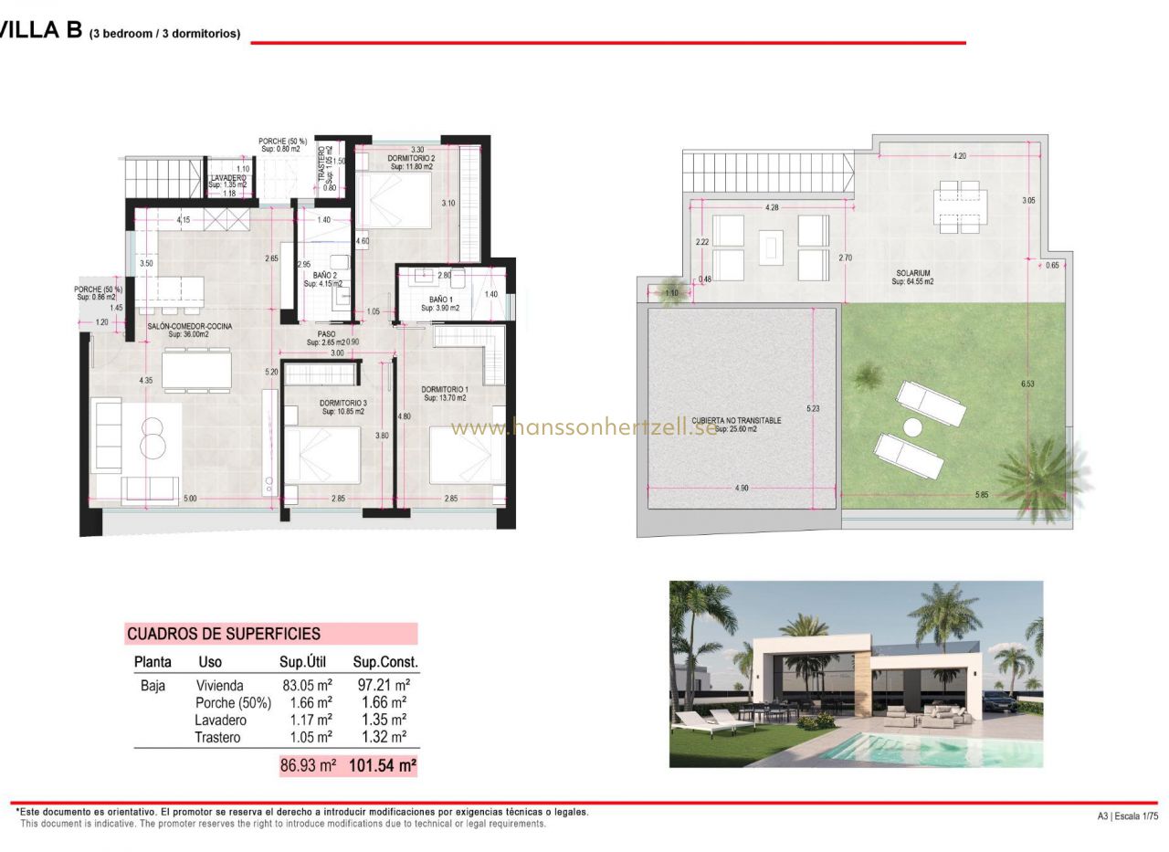 Nybyggnad - Villa - Alhama De Murcia - Condado De Alhama