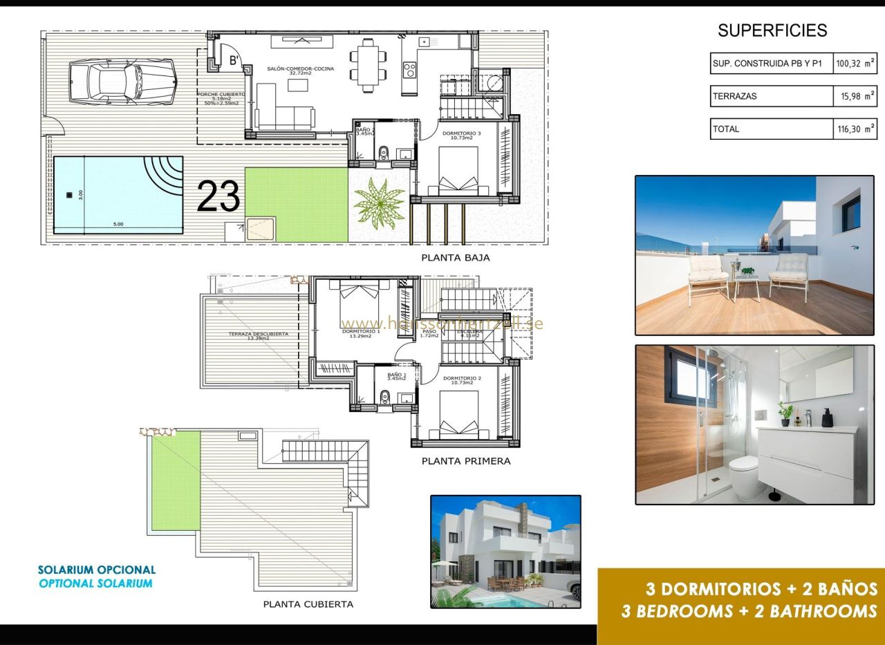 Nybyggnad - Villa - Orihuela Costa - Vistabella Golf